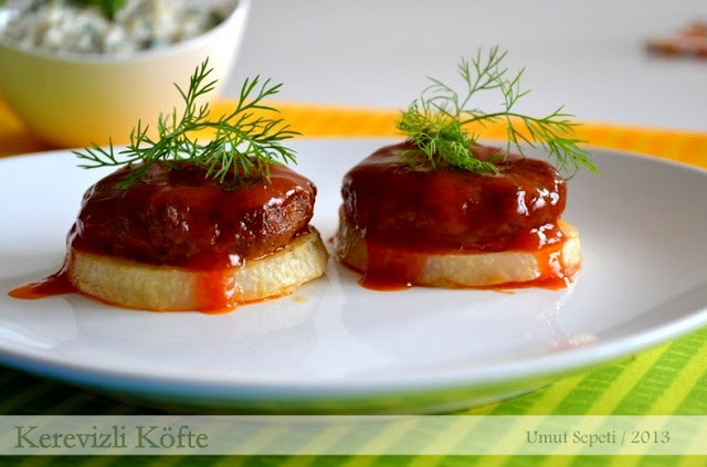 köfteli kereviz kerevizli köfte,köfte yemekleri
