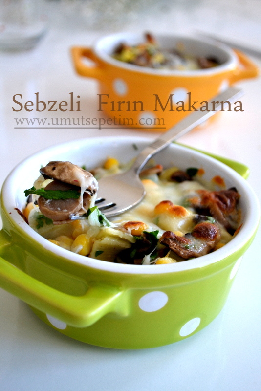 mantarlı makarna tarifi kaşarlı makarna,makarna tarifleri,umut sepetim,facebook,