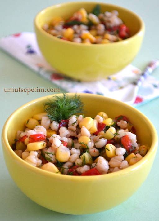 Buğday salatası tarifi salata tarifleri,sebze salatası,buğday salatası